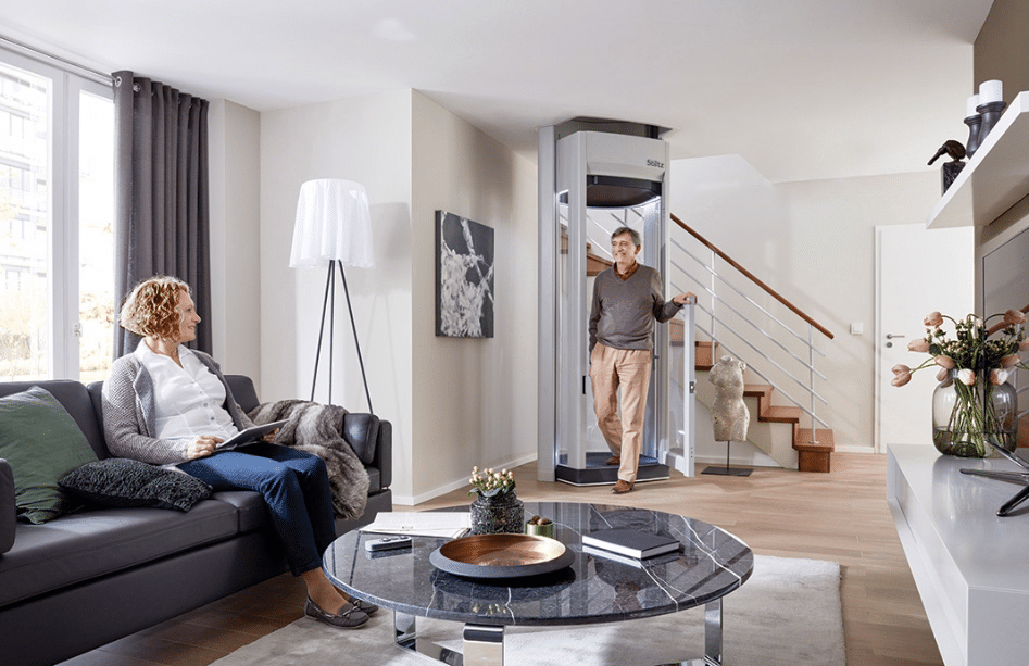 people using stiltz lift so they can enjoy their own time